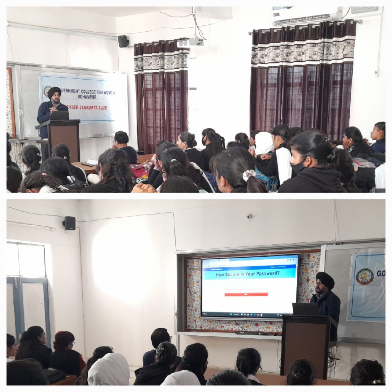 Lecture on Mobile phone safety.