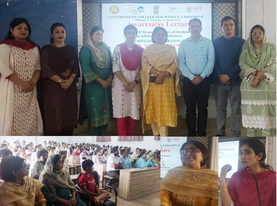Awareness lecture on Rights and Responsibilities of students in Educational Institution and at work place