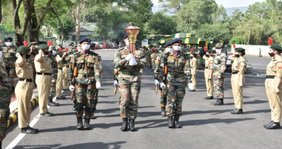 NCC CADETS FROM GCW UDHAMPUR PARTICIPATED IN THE ‘SWARNIM VIJAY VARSH