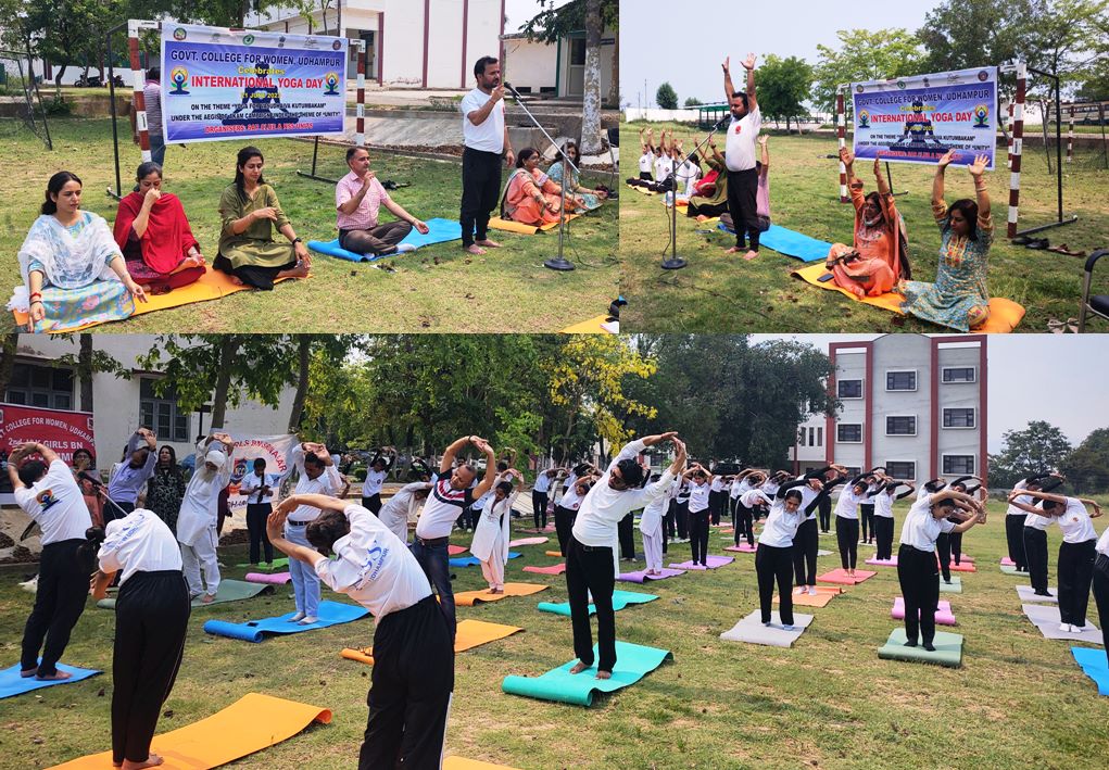 Int’l Yoga Day: Series of activities held at GCW Udhampur under AKAM