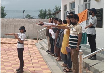 NCC CADETS GCW UDHAMPUR TAKING PLEDGE ON “SAY NO TO DRUGS”