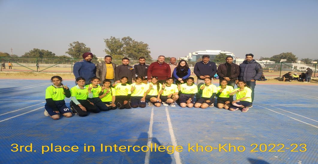 3rd Position in Kho-Kho Intercollegiate Championship 2022-23