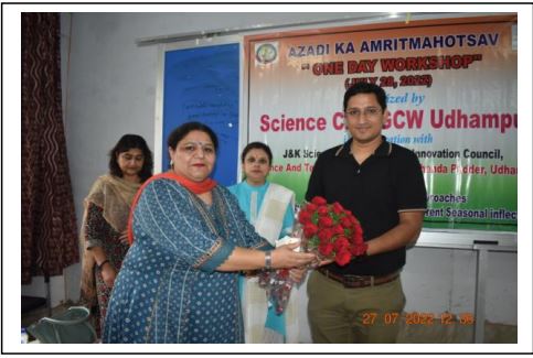 One Day Workshop on the theme “Inculcating scientific approach among the students for management of different seasonal infections” 